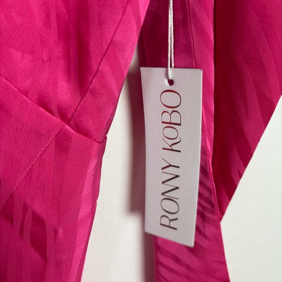 Ronny Kobo Pink Astrid Dress Size Medium - Picture 11 of 12